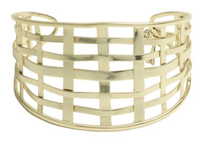 Basket Weave Cuff Bracelet (JA1708P)