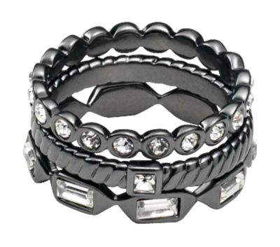 3 Stacked Pave Rings (JA2048P)