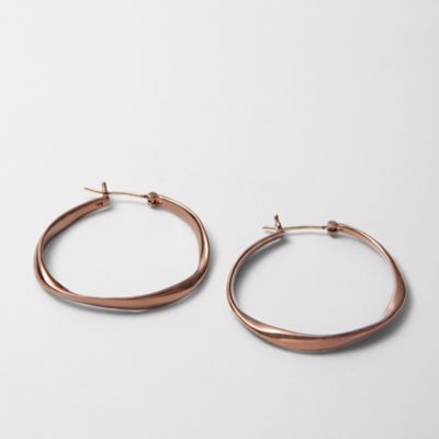 Fossil Small Round Twist Earrings