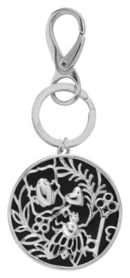 womens,keyfob,keychain,rainforest,silver