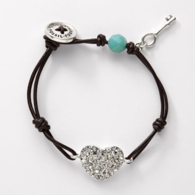 Fossil Heart Bracelet