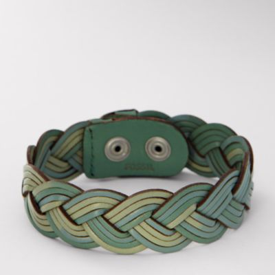 Fossil Teal Braid