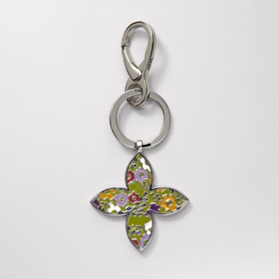 Fossil Floral Flower Key Fob
