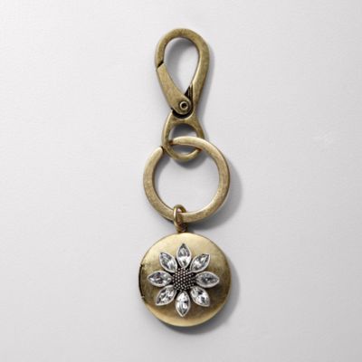 Fossil Daisy Locket Key Fob
