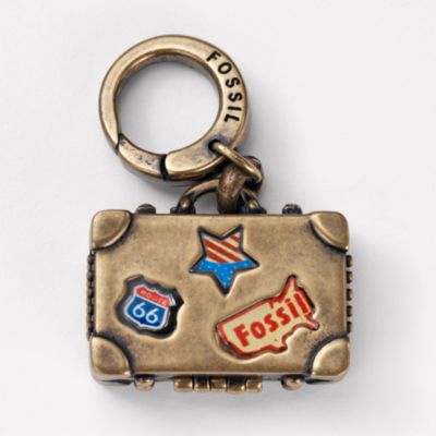 Fossil Suitcase Charm