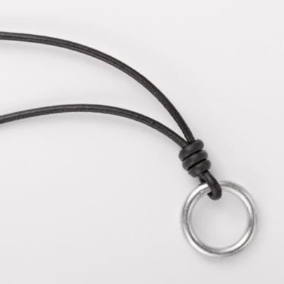 FOSSIL® Jewelry Charms : Leather Charm Necklace JA3763