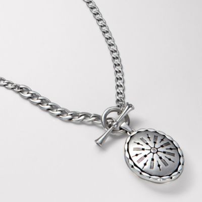 Fossil Starbust Locket Necklace