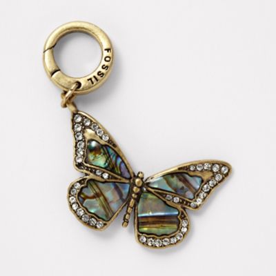 Fossil Butterfly Charm