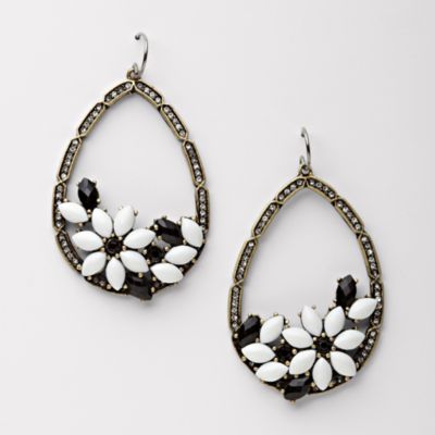 Fossil Mystic Garden Hoop Earrings