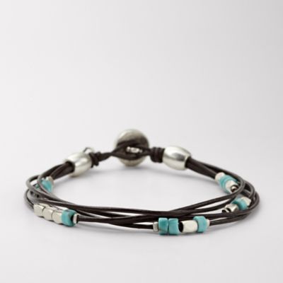 Fossil Dainty Turquoise Bracelet