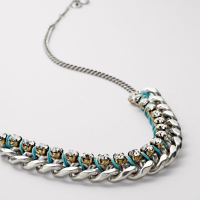 Fossil Chunky Glits Chain Necklace