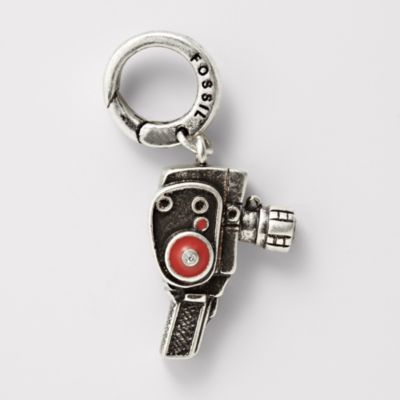 Fossil Hand Movie Camera Charm