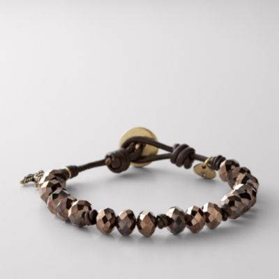 Fossil Sparrow Leather Bracelet
