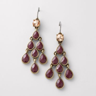 Fossil Rare Chandelier Earrings