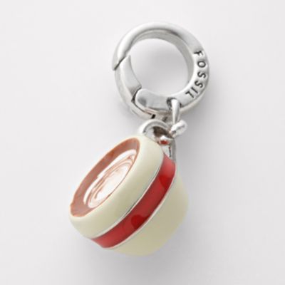 Fossil Cup of Joe Charm