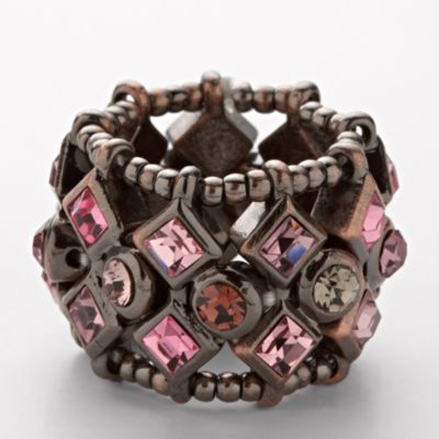 Fossil Berry Bling Stretch Ring