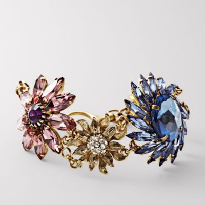 Fossil Glam Flower Bracelet