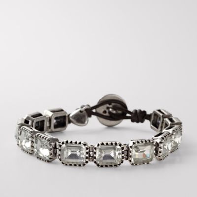 Fossil Clear Strand Bracelet