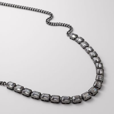 Fossil Ruthenium Vintage Strand Necklace