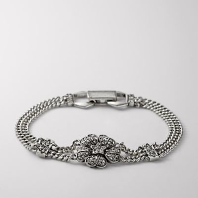 Fossil Glitz Flower Bracelet