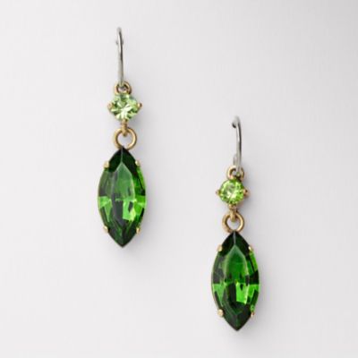 Fossil Green Glitz Earring