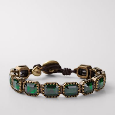 Fossil Green Strand Bracelet