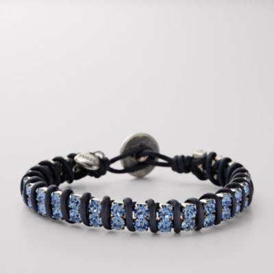 Fossil Blue Double Glitz Wrap