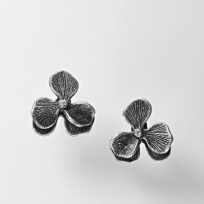 Fossil Flower Studs