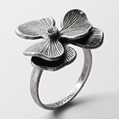 Fossil Flower Ring - 7