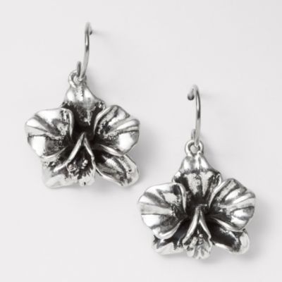 Fossil Orchid Earrings