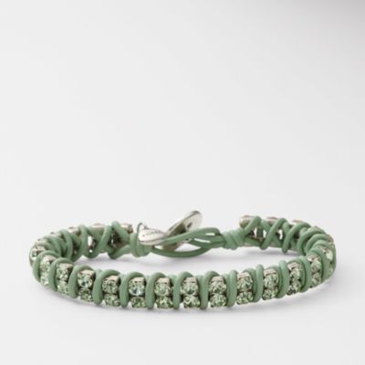 Fossil Mint Double Glitz Wrist Wrap
