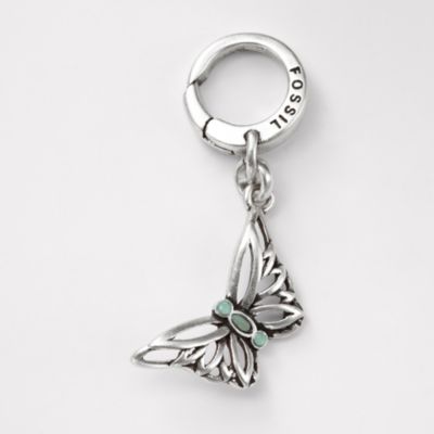 Fossil Whimsical Butterfly Charm