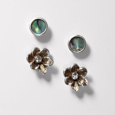 JA5501 - Abalone Duo Earrings