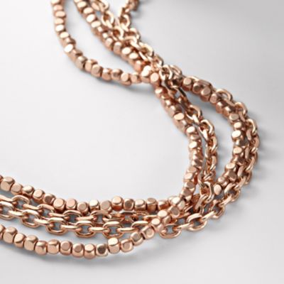 JA5581 - Rose Multi-Strand Necklace