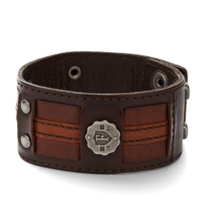 JA5749 - Leather Cuff - Brown