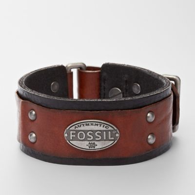 JA5751 - Leather Cuff - Black and Brown