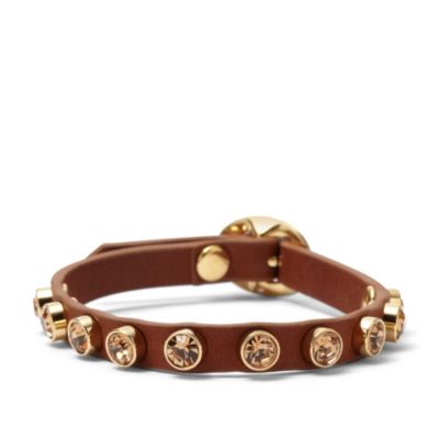 JA5871 - Glitz Stud Wrist Wrap - Brown