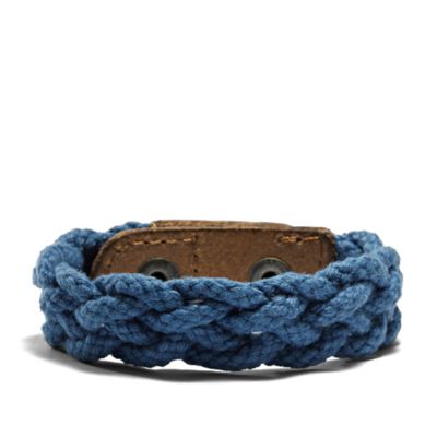 JA5958 - Bracciale in corda intrecciata -- Blu