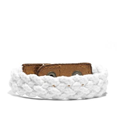 JA5960 - Bracciale in corda intrecciata -- Bianco