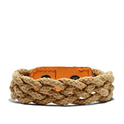 JA5961 - Bracciale in corda intrecciata -- Color sabbia