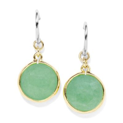 JA5965 - Round Stone Earring - Green