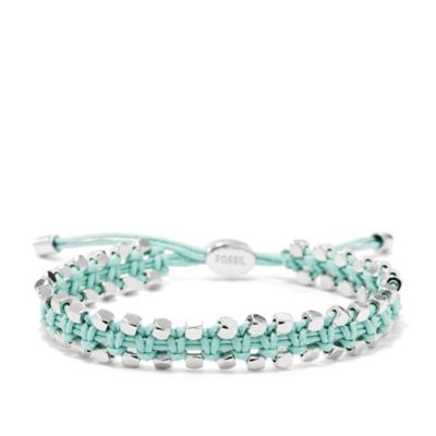 JA5986 - Woven Nugget Wrist Wrap - Aqua