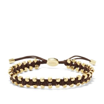 JA5991 - Woven Nugget Wrist Wrap - Brown