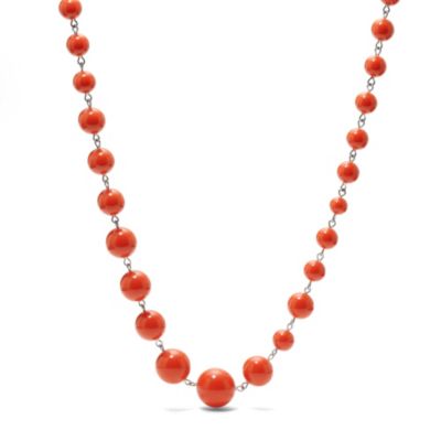 JA5995 - Beaded Strand - Tomato