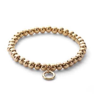 JF00024 - Stainless Steel Charm Bracelet – Gold-Tone