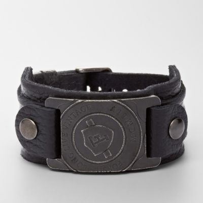 JF00048 - Leather Cuff - Black