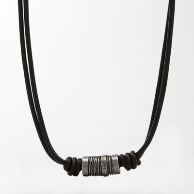 JF00057 - Wrapped Leather Necklace