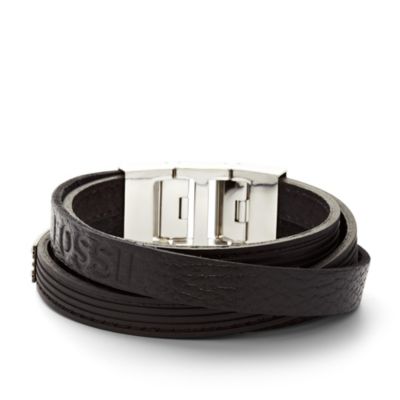 JF00072 - Multi-Wrap Steel Bracelet