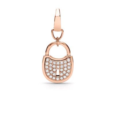 JF00082 - Lock Charm - Rose