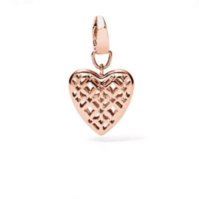 JF00087 - Signature Heart Charm - Rose